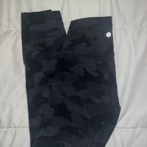 Lululemon Align Black Camo Bottoms